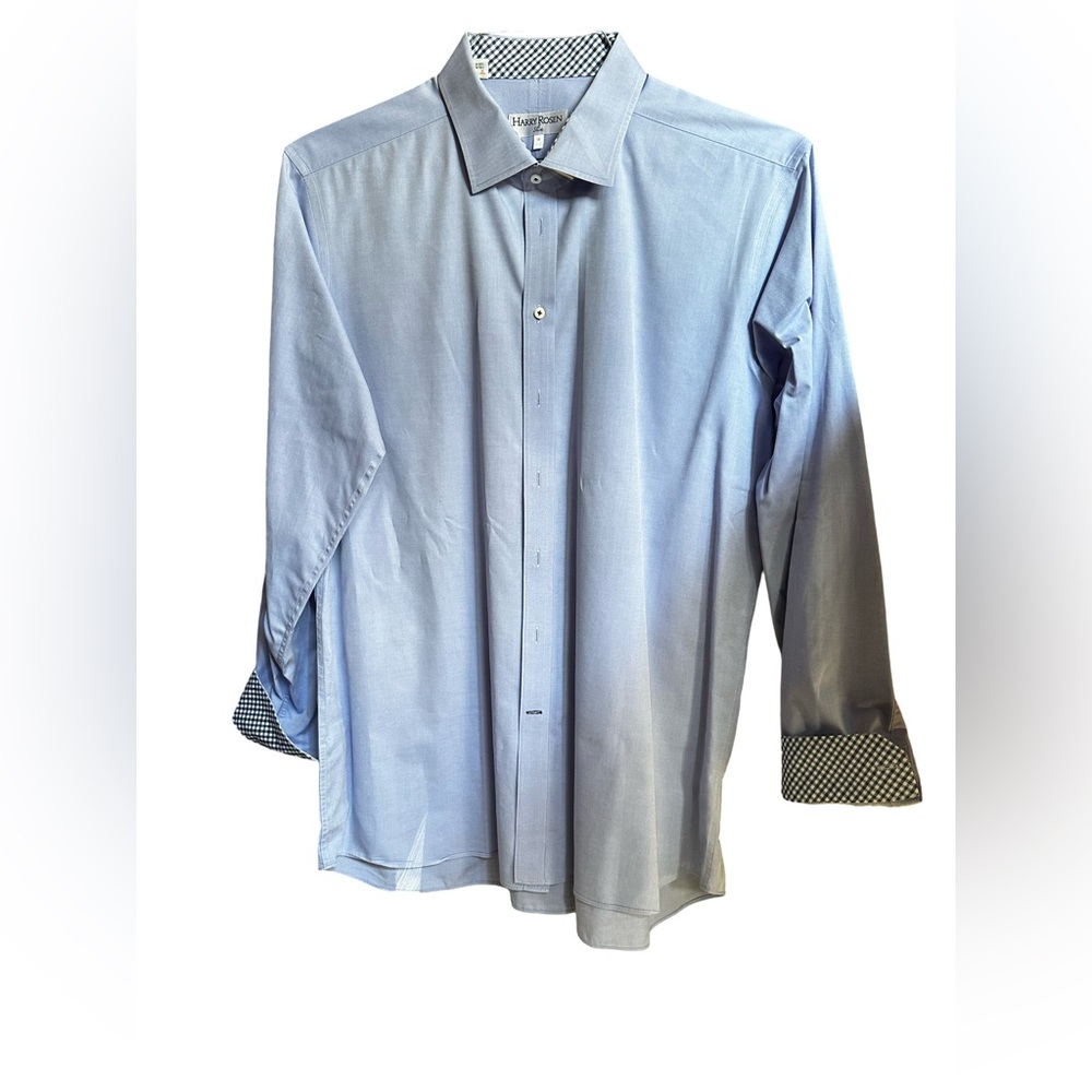 Harry Rosen shirt with patterend cuffs
